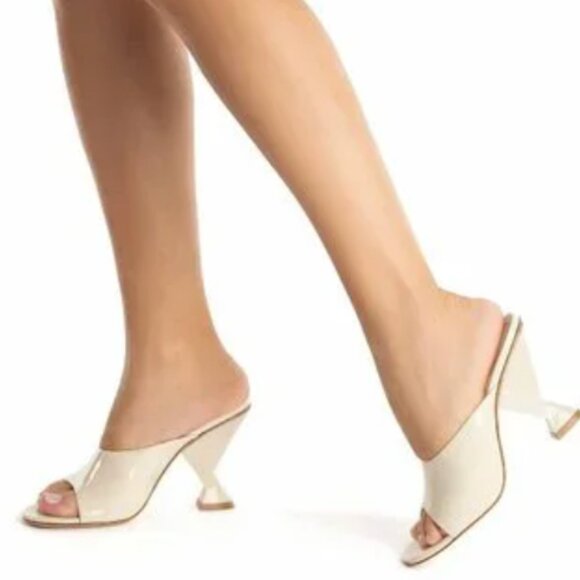 Larroudé Madonna Mule - Green Patent - W7 - Picture 7 of 7